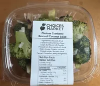 Choices Cranberry Broccoli Coconut Salad