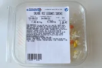 Salade riz legumes surimi