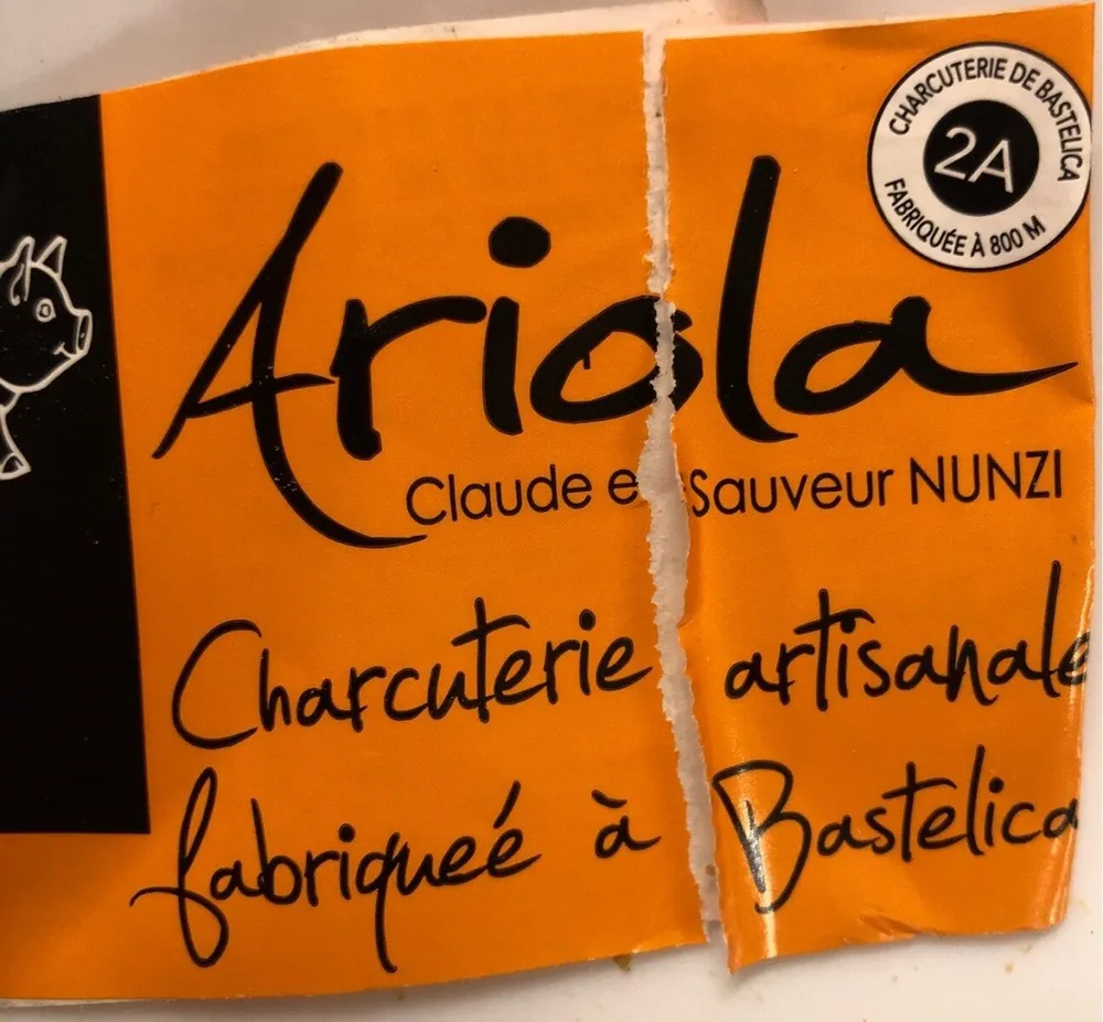 Figatelli fin fumé de l'ile de beauté