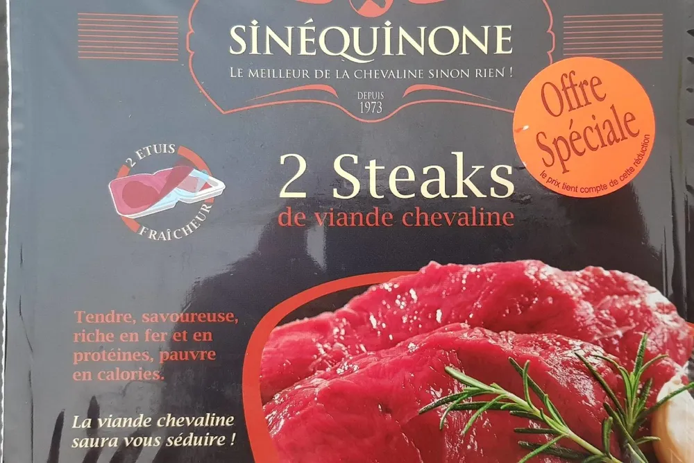 Steak de viande chevaline