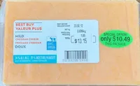 Mild Cheddar Cheese Fromage Cheddar