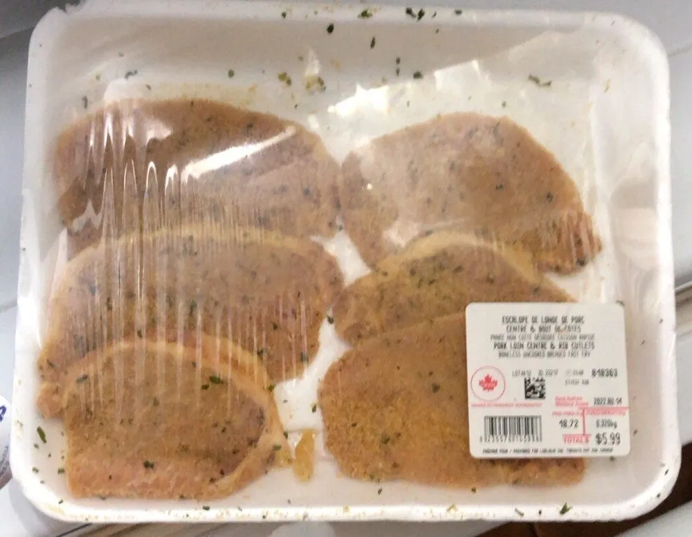 Escalope de longe de porc
