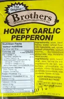 Honey garlic pepperoni