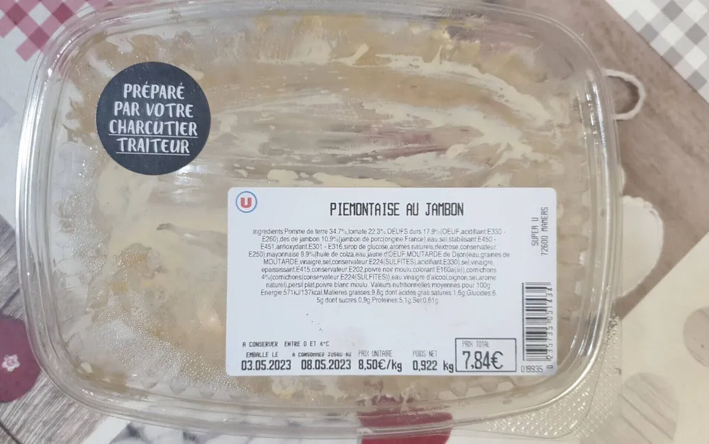 Piémontaise au jambon