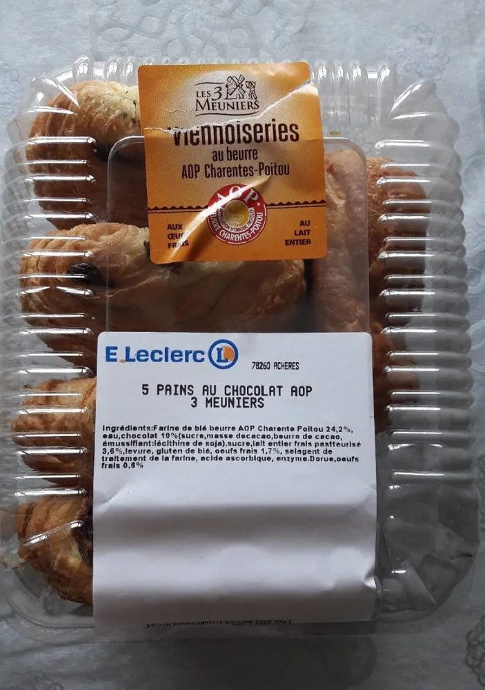 5 pains au chocolat AOP
