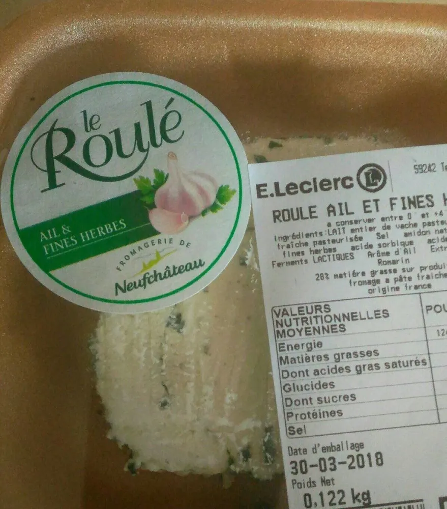 Roulé ail et fines herbes