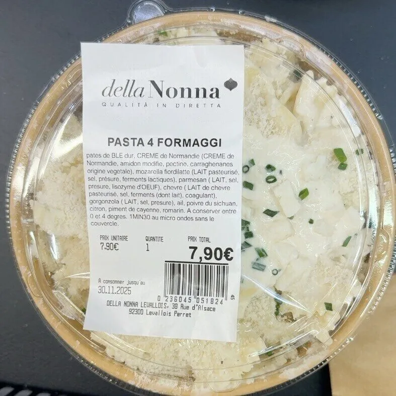 Pates 4 fromages