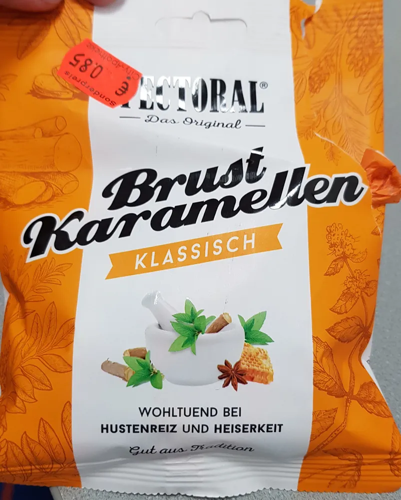 Brust Karamellen klassisch