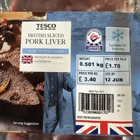 British Sliced Pork Liver