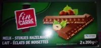 fin carré chocolat noisettes