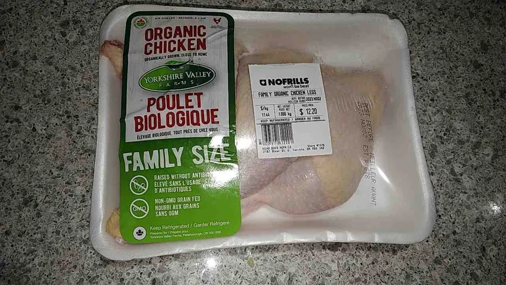 Family Size Organic Chicken Legs