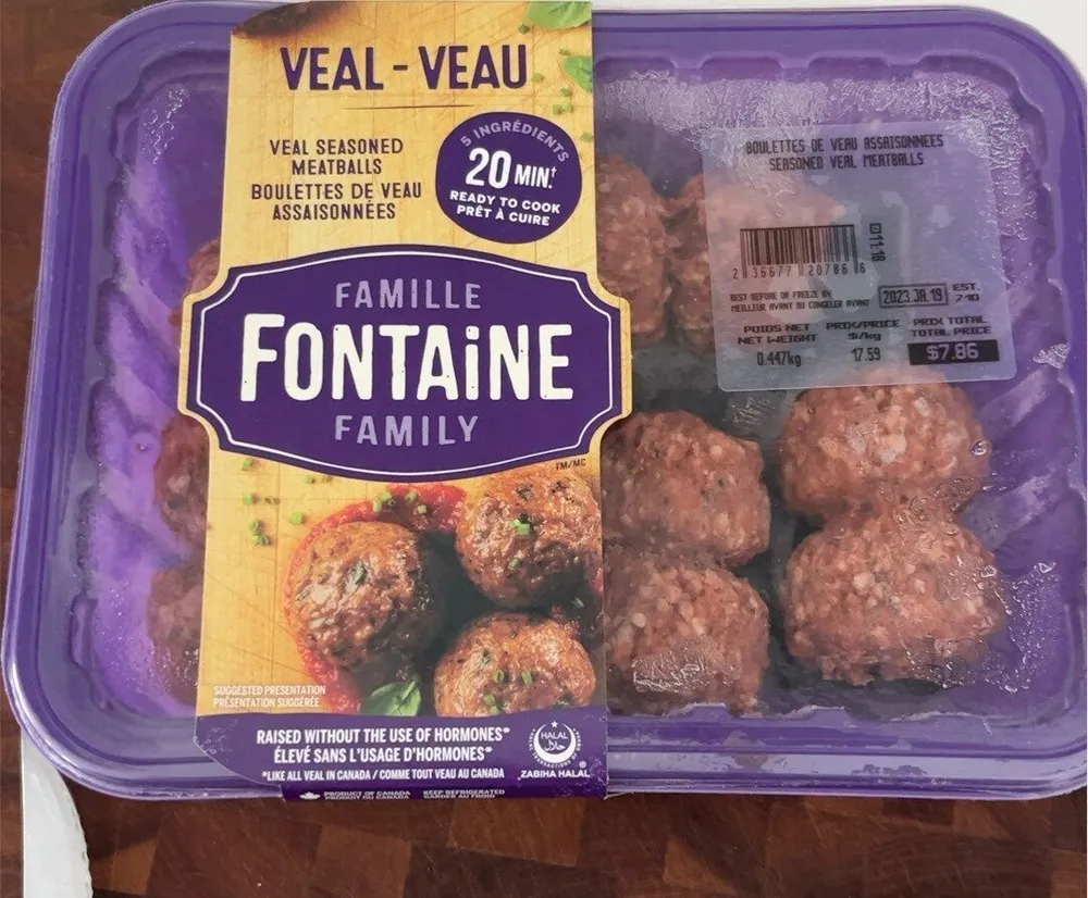 Vesl seasoned meatballs