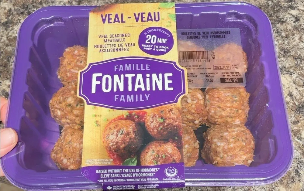 Boulette de veau assaisonnées