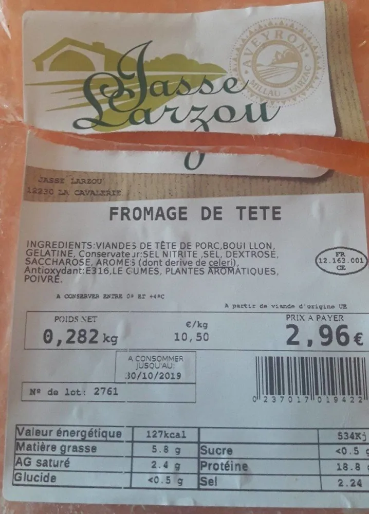 Fromage de tête