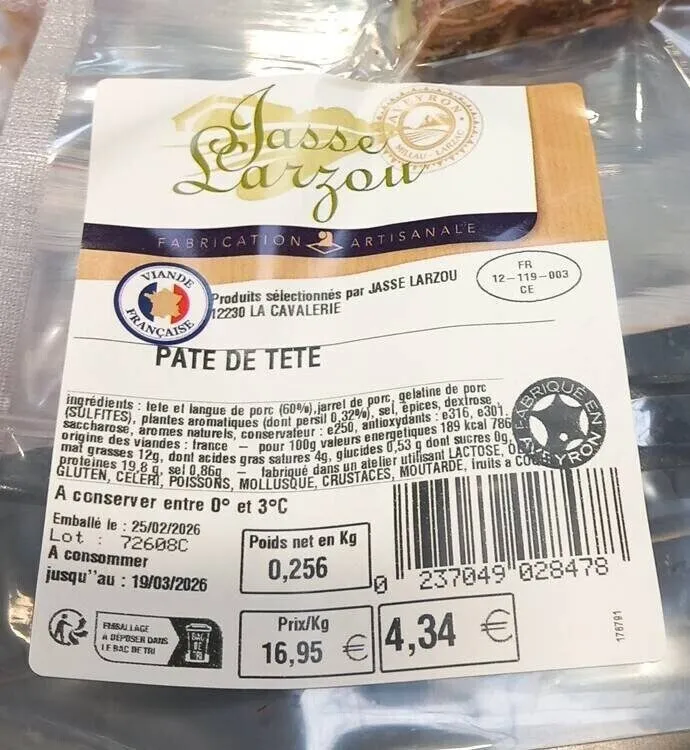 pâte de tete