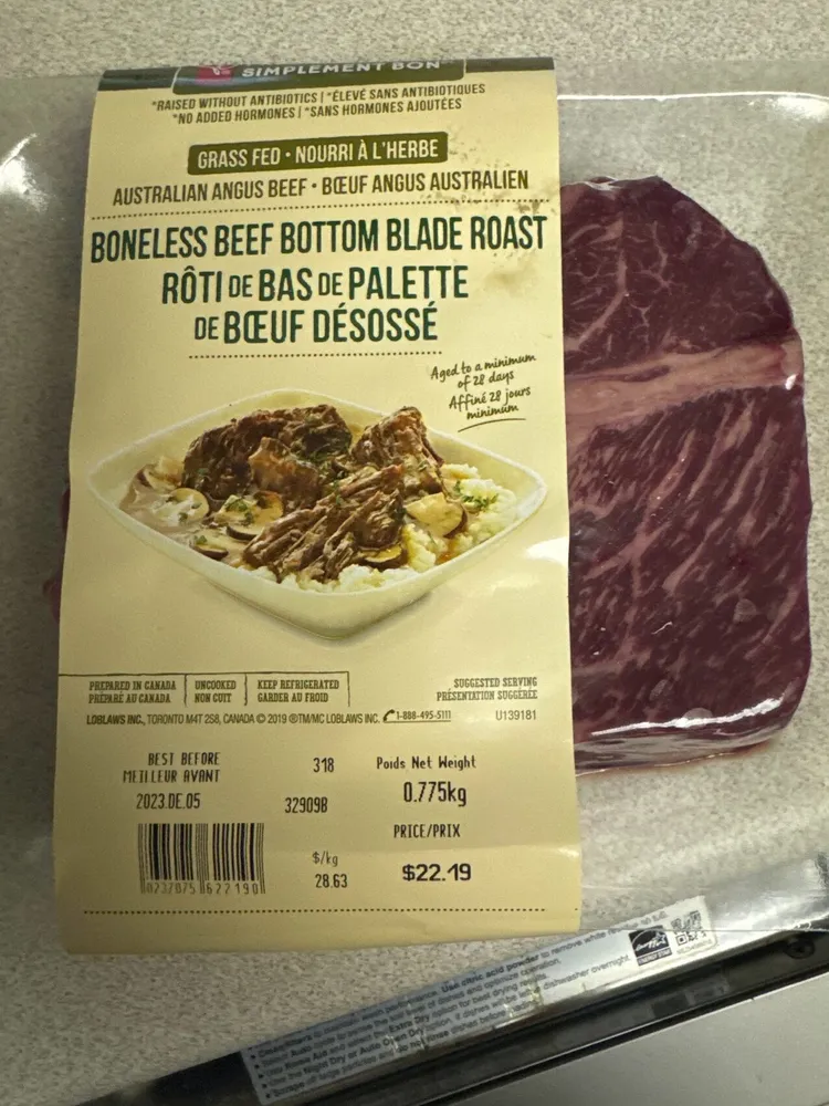Boneless Beef Bottom Blade Roast