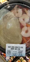 Soupe repas crevettes