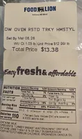 Oven Roasted Turkey