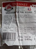 Saucisson pur porc à cuire