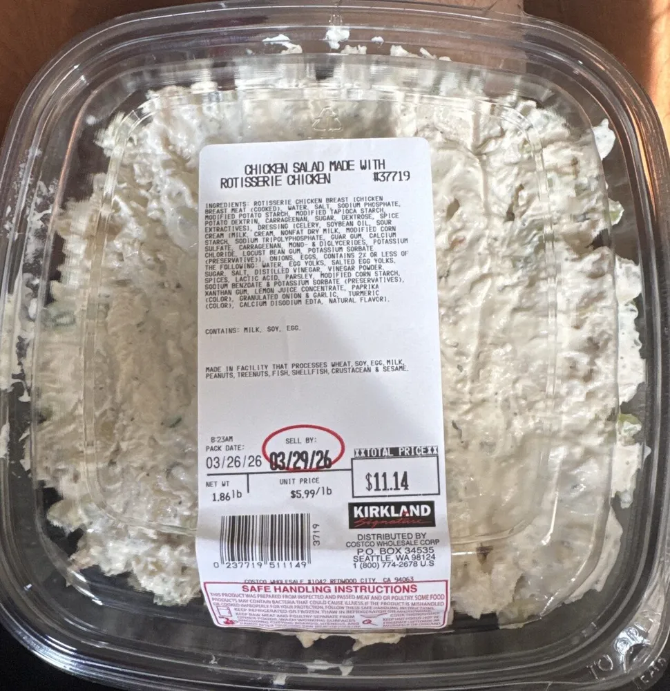 Chicken Salad Made With Rotisserie Chicken