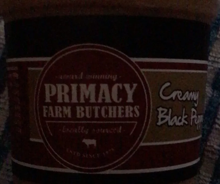Primacy Farm Butchers Creamy Black pepper sauce