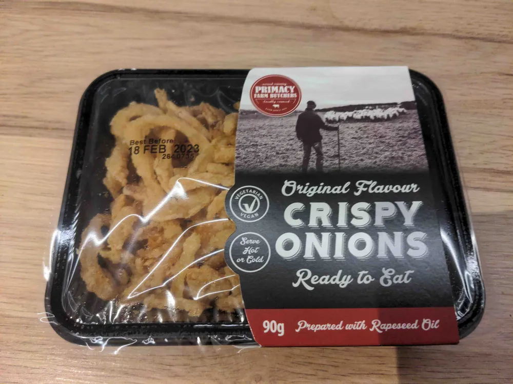 Crispy onions