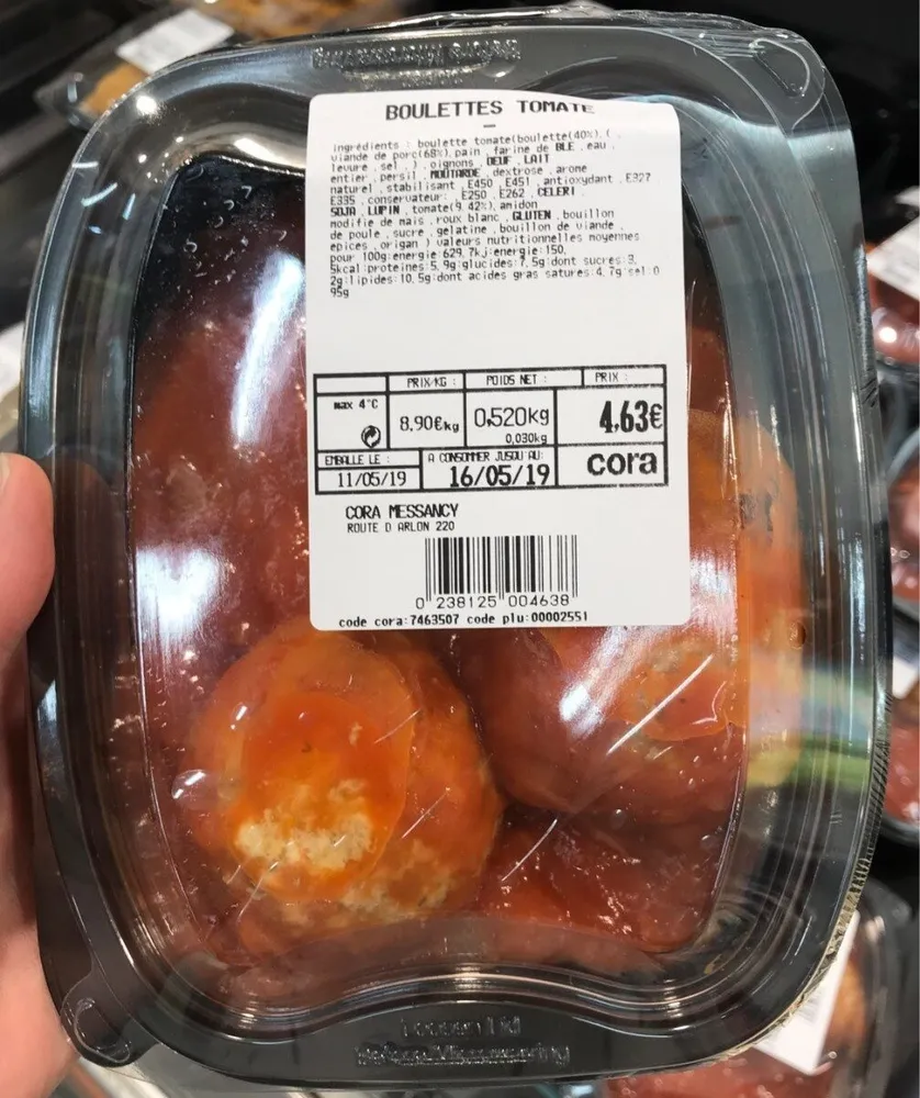 Boulettes tomate