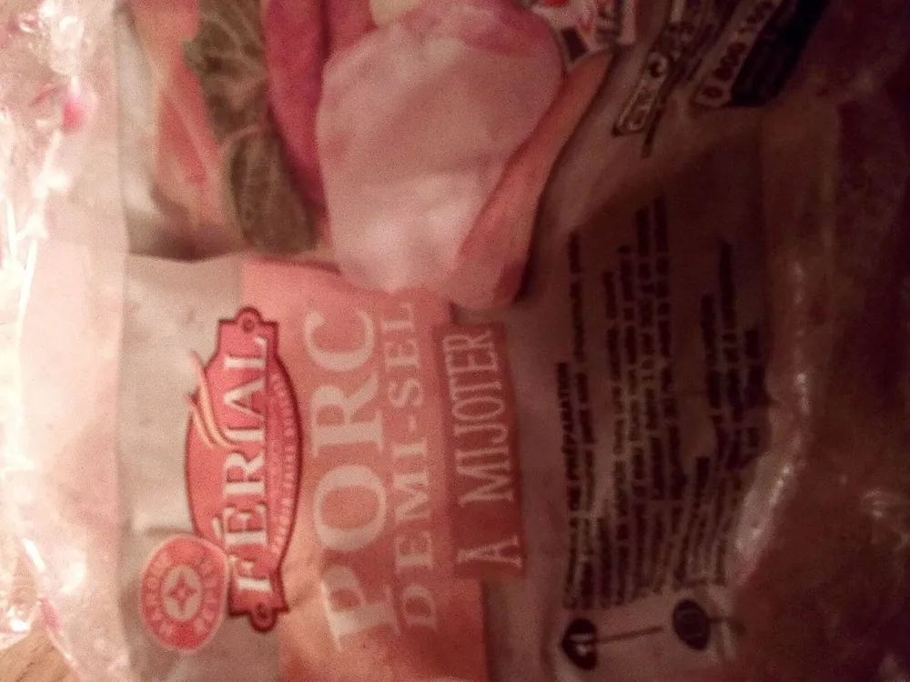Jarret de porc 1/2 Sel