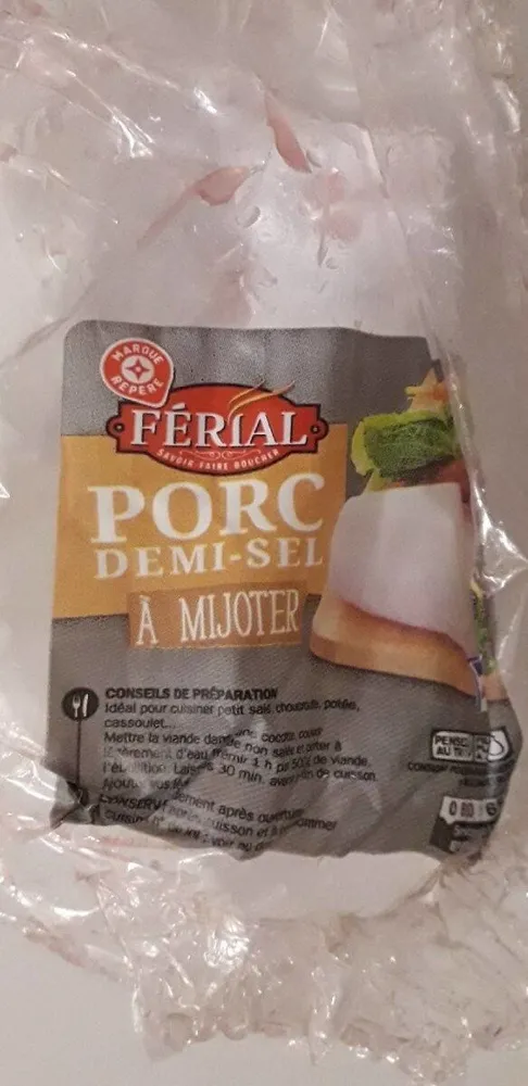 Jarret de porc demi sel