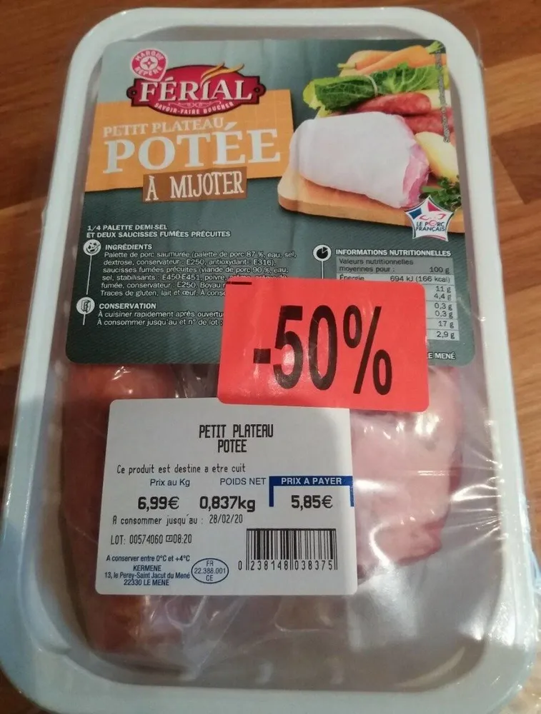 Petit plateau potée