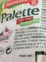 Palette de porc fume