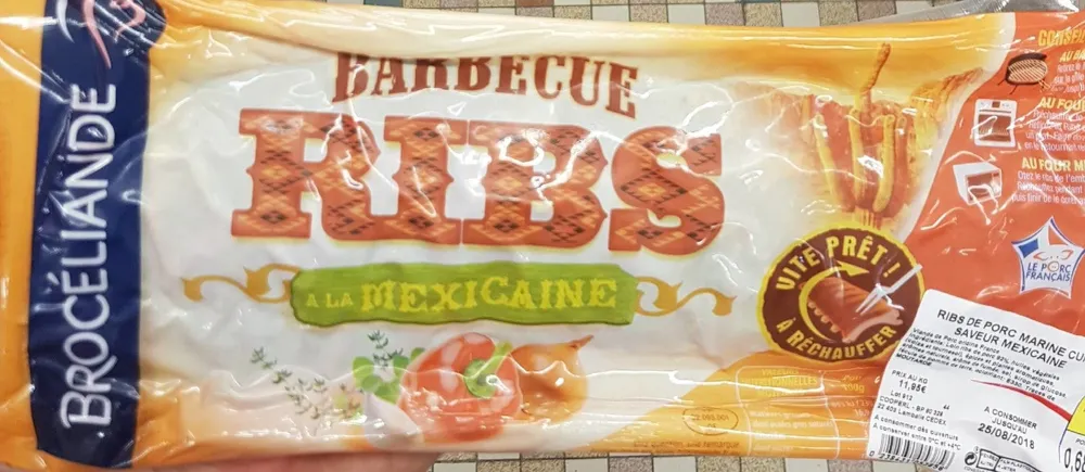 Barbecue ribs à la mexicaine