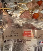 Brochette poulet thym