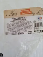 Tourte farce volaille légumes du soleil
