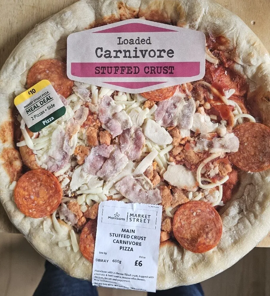 Stuffed Crust Carnivora Pizza