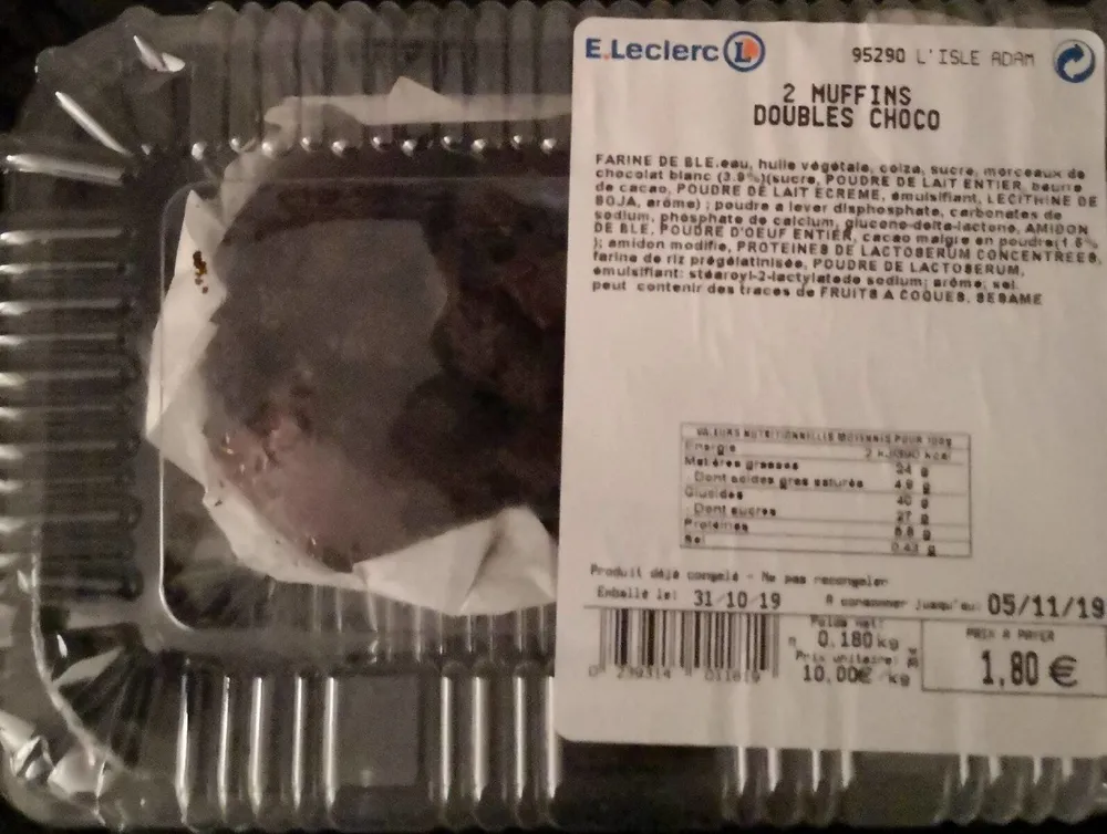 Muffin double choco