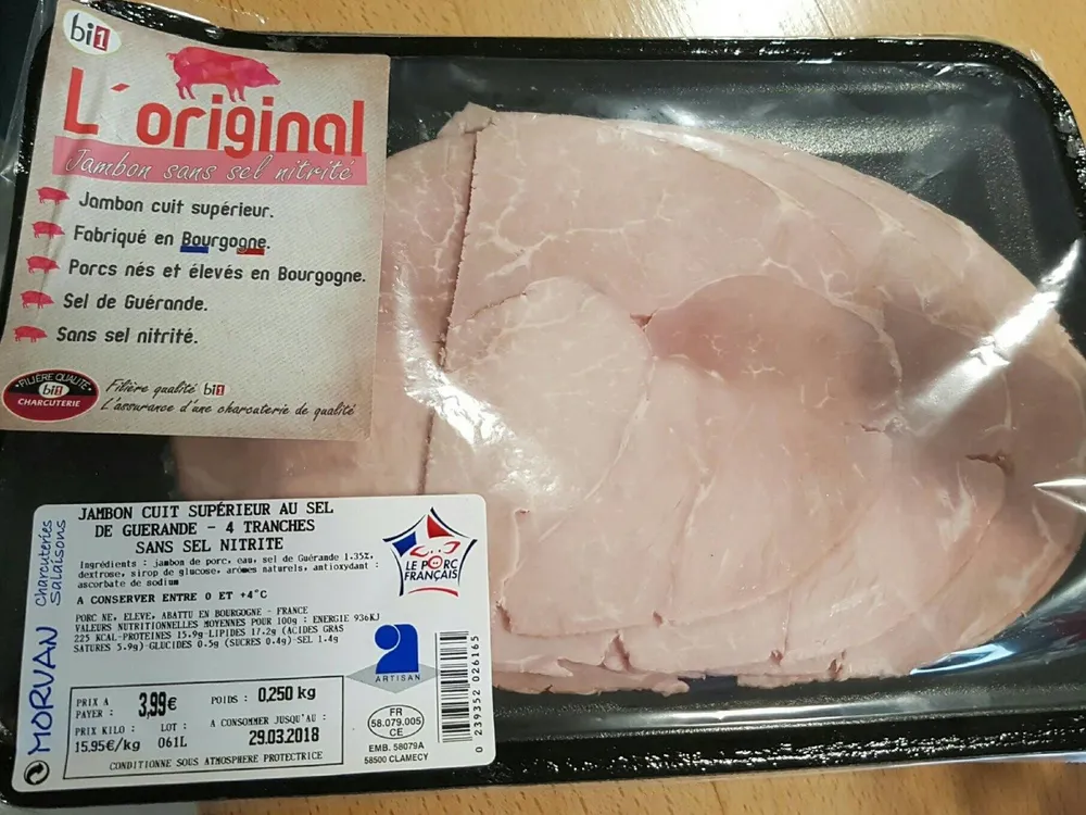 L original jambon sans sel nitrite