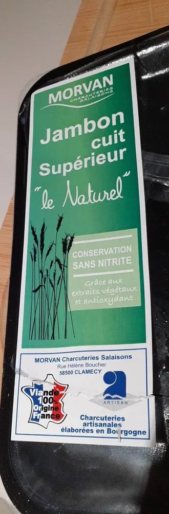 Jambon cuit supérieur  Le Naturel