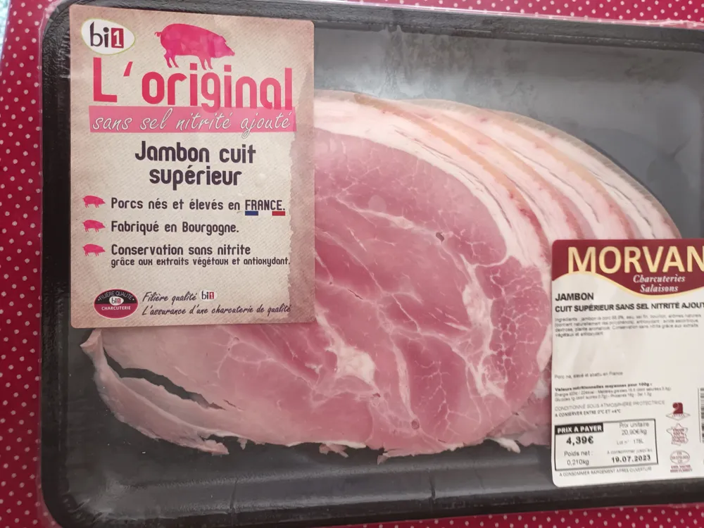 Jambon cuit supérieur
