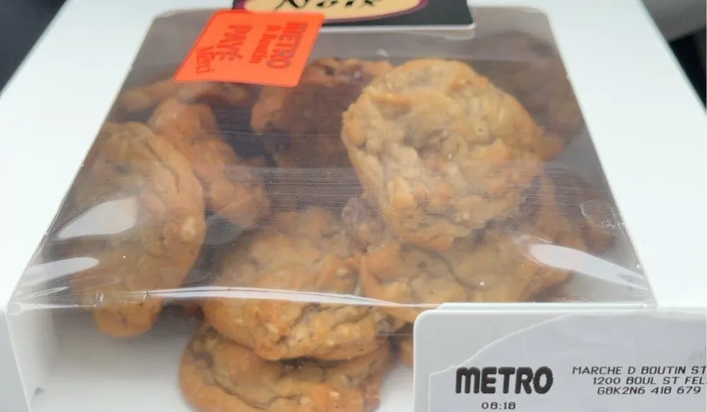 Biscuit avoine raisin