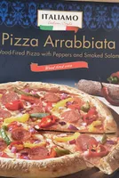 Pizza Arrabbiata Wood-Fired Pizza with Peppers and Smoked Salami