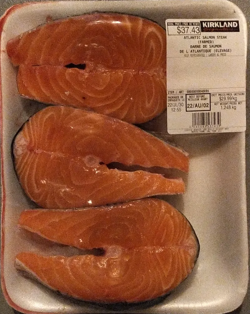 Farmed Atlantic Salmon Steak