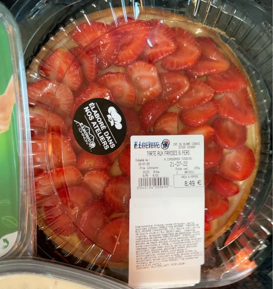 Tarte aux fraises
