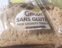 Genius sans gluten pain grande tranches