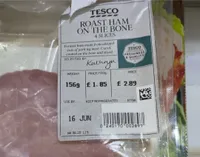 Roast ham on bone