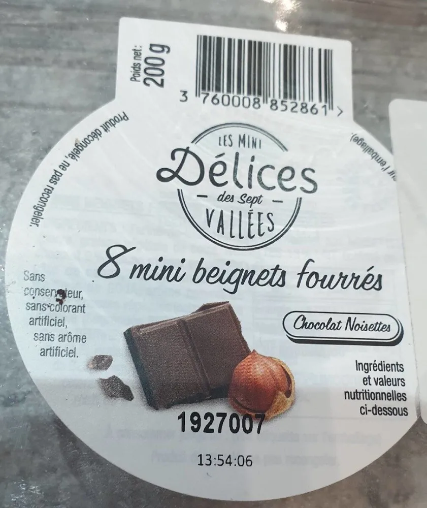 Beignets fourrés chocolat