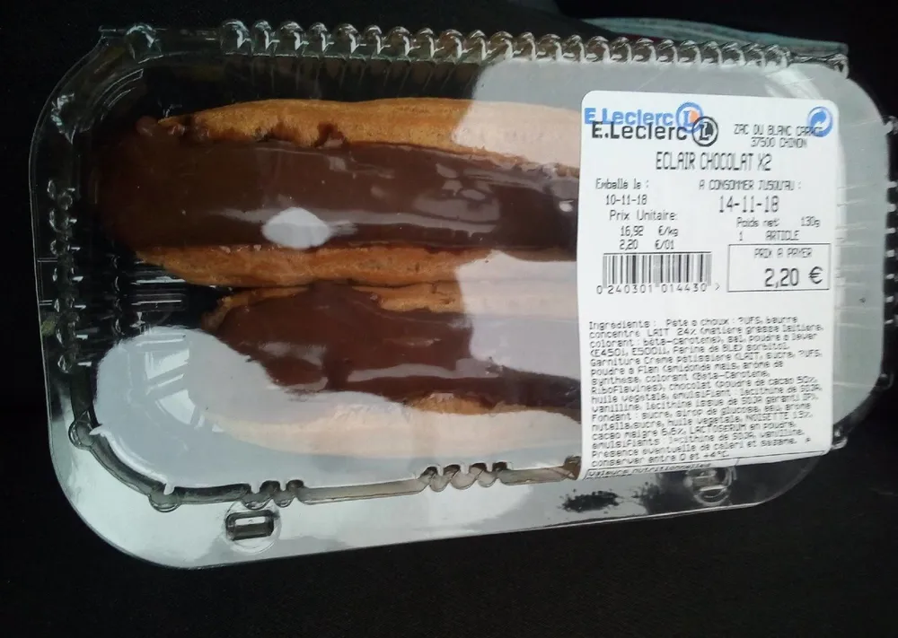 Eclair chocolat x2
