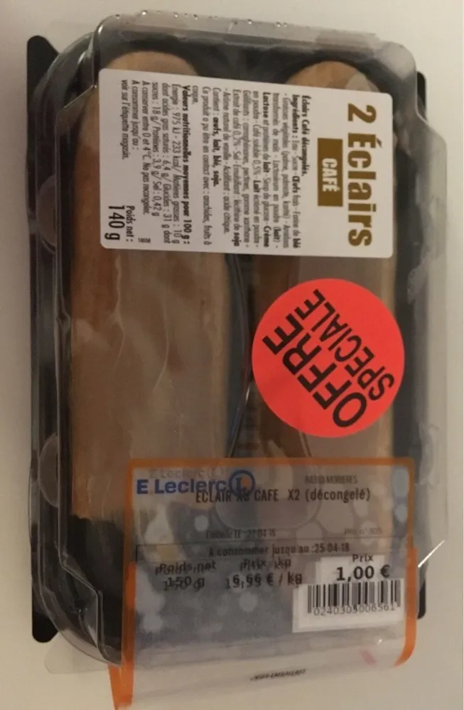 Eclairs au café