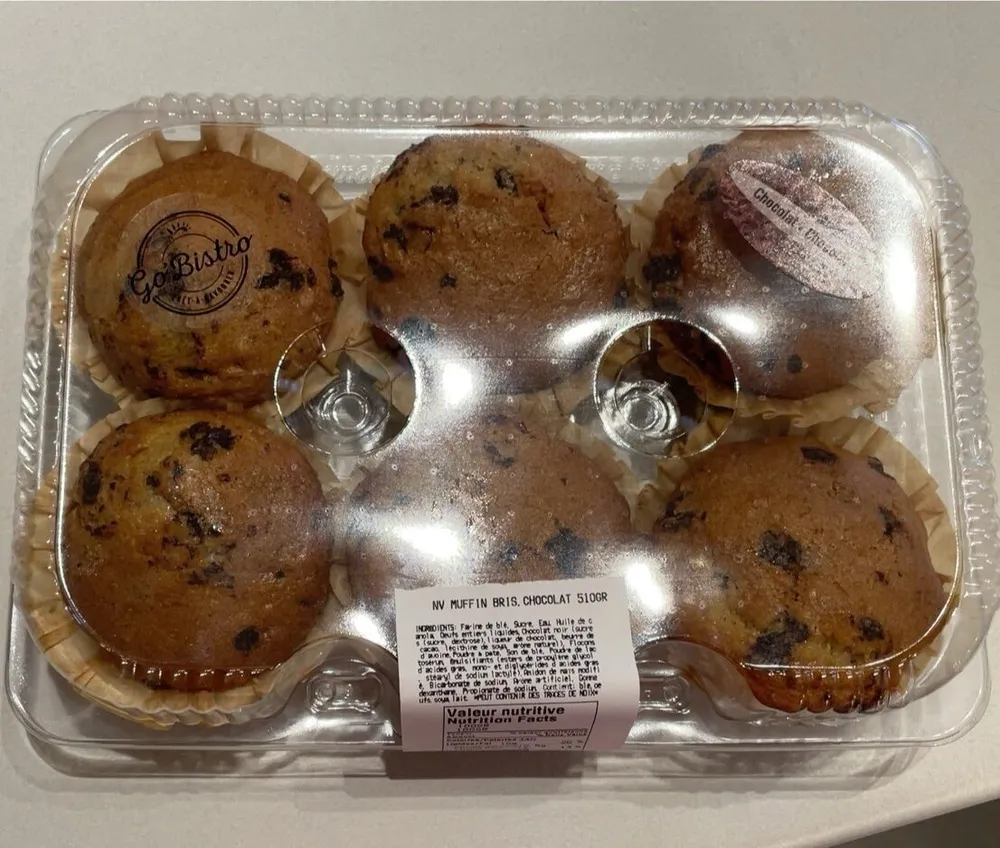 Muffin bris. Chocolat