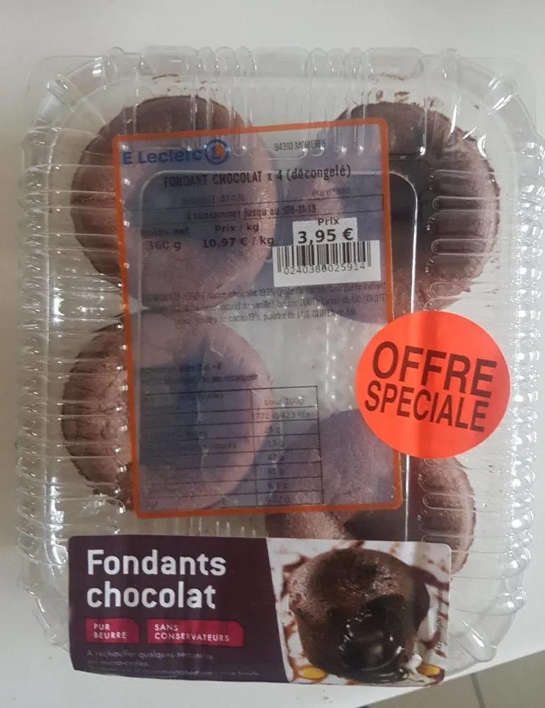 Fondants chocolat